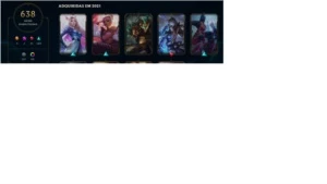 CONTA DE LOL 638 SKINS e + - League of Legends