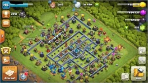 CV 13 Semi-FULL e CV 12 Semi-FULL com várias itens - Clash of Clans