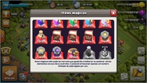 CV 13 Semi-FULL e CV 12 Semi-FULL com várias itens - Clash of Clans