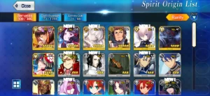 Conta Fate GO 4SSR / Babylonia (7 singularidade) - Fate Grand Order