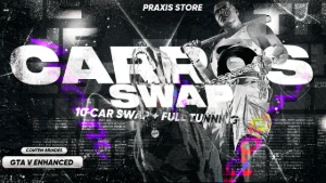 Pack 10 Carros Swap GTA V Enhanced 🔥