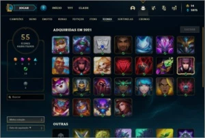 Conta prata 2 com 12 skins e 42 champs - League of Legends LOL
