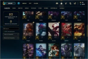 Conta prata 2 com 12 skins e 42 champs - League of Legends LOL
