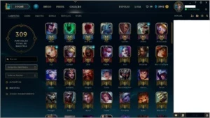 CONTA TOP DE LEAGUE OF LEGENDS LOL