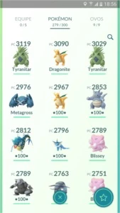 Conta de Pokémon GO