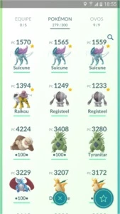 Conta de Pokémon GO
