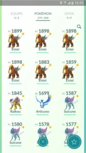 Conta de Pokémon GO