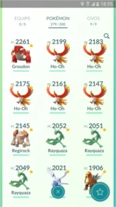 Conta de Pokémon GO