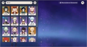 XIAO + VENTI + KLEE + DILUC + MONA + HOMA + 2 AMOS - Genshin Impact