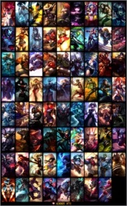Lol, lvl 122, 71 skins(63k rp), 18k azul, 10k laranja, 6 gem - League of Legends