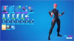 CONTA FORTNITE RARA WILDCAT/IKONIK/GLOW/ROGUE SPIDER/MINTY