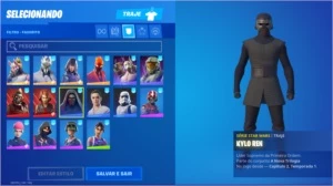 CONTA FORTNITE RARA WILDCAT/IKONIK/GLOW/ROGUE SPIDER/MINTY