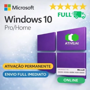 Windows 10 pro 32 / 64 bits vitalício