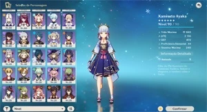 Baal + Cortador, Ayaka + Bis + Yoimiya + Bis, Eula + Bis +.. - Genshin Impact