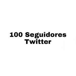 100 Seguidores Twitter - Redes Sociais
