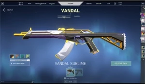 Conta valorant SMURF com butterfly e vandal sublime