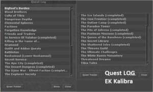EK 229, RP 187 - skills boas - Squire of Tibia
