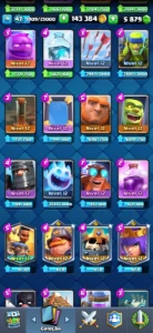 Conta Clash Royale │6659 Trofeús │11 Carta Lvl 14 │ Nível 47