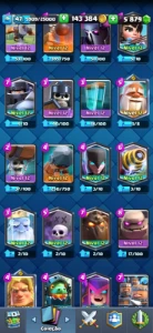 Conta Clash Royale │6659 Trofeús │11 Carta Lvl 14 │ Nível 47