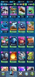Conta Clash Royale │6659 Trofeús │11 Carta Lvl 14 │ Nível 47