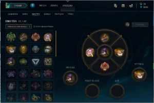 Conta no lol de  2013/ diamante 5/ 83 skin - League of Legends