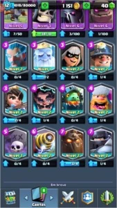 ARENA12 XP 12 COM 13 LENDARIAS 12NV2 - Clash Royale