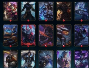 Conta de League of Legends Platina 3 com muitas skins LOL