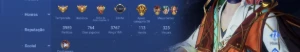Conta com mais de 300 skins várias limitadas flawless etc - Honor of Kings