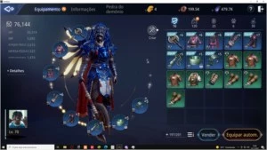 Conta MIR4 lv 70 com 76 de power