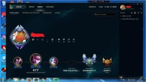 Borda de  Diamante Todos campeões 71 Skins (Annie hextech) - League of Legends LOL