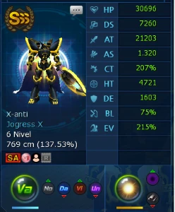 Conta Truvaice Serve Omegamon  Nadmo - Digimon Masters Online