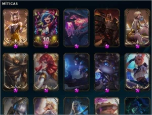 Conta LOL 492 skins 21 gemas gold 4 - League of Legends