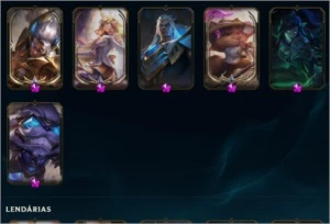 Conta LOL 492 skins 21 gemas gold 4 - League of Legends