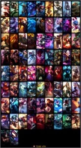 Unranked - Borda Platina II - Todos Campeões - 74 Skins - League of Legends LOL