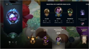 Conta LOL Season 9 Plat TFT Ouro SOLO/DUO - League of Legends