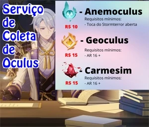 Serviço de Coleta de Oculus - GENSHIN IMPACT