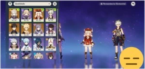 Troco conta com 4 personagem 5* por Diluc e Tartaglia - Genshin Impact