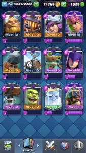 12k troféus, torre 14 com 15 evos - Clash Royale