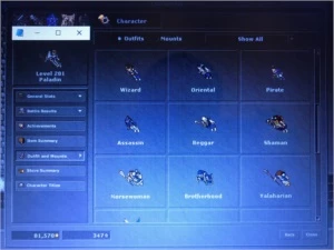 RP 281 - Gentebra - Char Lover - Tibia
