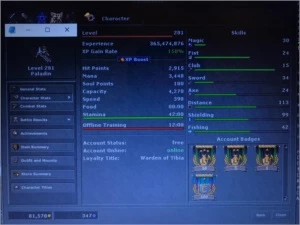 RP 281 - Gentebra - Char Lover - Tibia
