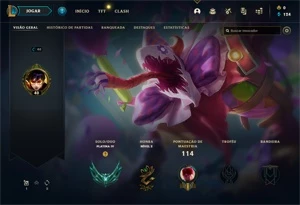 SMURF W/R ALTO + SKINS LENDÁRIAS 2022 - League of Legends LOL