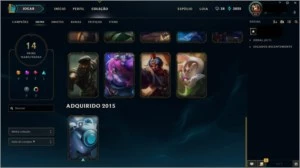 Conta D5 - LoL - 54 champs - 14 Skins - League of Legends