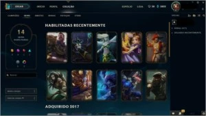Conta D5 - LoL - 54 champs - 14 Skins - League of Legends