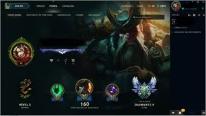 Conta D5 - LoL - 54 champs - 14 Skins - League of Legends