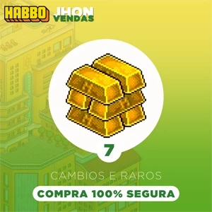 7 BARRAS DE OURO - 350 CÂMBIOS - (350c) - Habbo