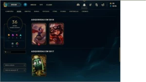 CONTA PLATINA 1 - League of Legends LOL