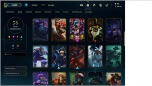 CONTA PLATINA 1 - League of Legends LOL