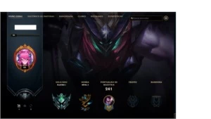 CONTA PLATINA 1 - League of Legends LOL