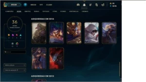 CONTA PLATINA 1 - League of Legends LOL