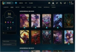CONTA PLATINA 1 - League of Legends LOL